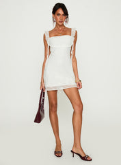 Lanai Mini Dress White Floral