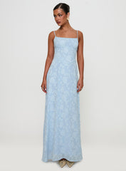South Of France Maxi Dress Blue