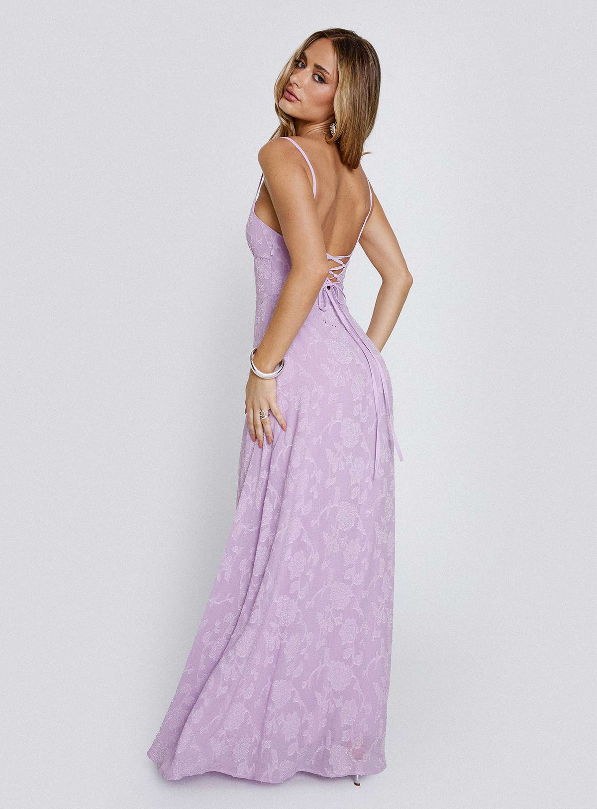 South Of France Maxi Dress Lilac