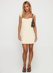 Landon Mini Dress Lemon
