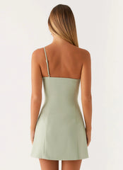 Sweetpea Mini Dress - Sage