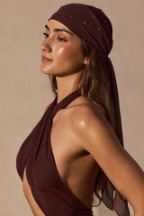 Headscarf in Espresso Brown