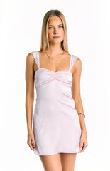 Raph Light Pink Party Mini Dress